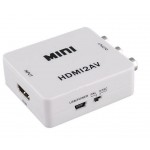 Переходник преобразователь HDMI в 3RCA AV (CVBS+L/R) USB-питание