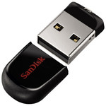 Флешка USB 2.0 16GB SanDisk Cruzer Fit Чёрная
