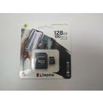 Карта памяти microSDXC Kingston Canvas Select Plus 128Gb cl10 UHS1 U1 A1 + адаптер