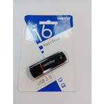 Флешка USB 2.0 16GB SmartBuy Crown Чёрная