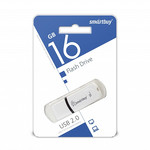 Флешка USB 2.0 16GB SmartBuy Paean белая