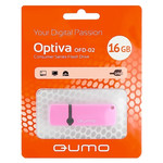 Флешка USB 2.0 16Gb Qumo Optiva 02 pink