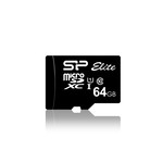 Карта памяти micro SDXC 64Gb Silicon Power Elite U1 + адаптер SD