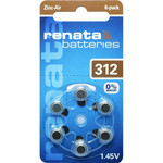 Батарейка Renata ZA312 V312 PR41 для слуховых аппаратов