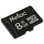 Карта памяти MicroSD 8GB Netac P500 Standart Cl10 Без адаптера