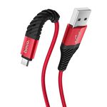 Кабель Hoco X38 USB Type A - microUSB 1м красный