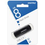 Флешка USB 2.0 8GB SmartBuy Scout black