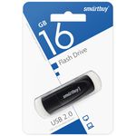 Флешка USB 2.0 16GB SmartBuy Scout black