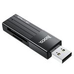 Card Reader Картридер Hoco HB20 USB 2.0 microSD, SD, black