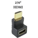 Переходник HDMI-HDMI (шт/гн) угловой 270*