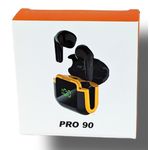Bluetooth гарнитура TWS Pro 90 Type-C Black/orange