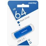 Флешка USB 2.0 64Gb Smartbuy Scout Blue