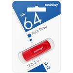 Флешка USB 2.0 64Gb Smartbuy Scout Red