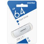 Флешка USB 2.0 64Gb Smartbuy Scout White