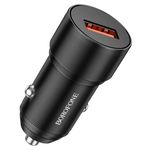 Автомобильное зарядное устройство Borofone BZ19A QC3.0 18W USB-A Black