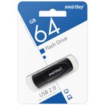 Флешка USB 2.0 64Gb Smartbuy Scout Black