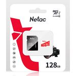 Карта памяти microSDXC Netac P500 Standart 128Gb cl10 UHS1