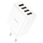 Сетевое зарядное устройство Hoco C102A QC3.0 28W 4xUSB white