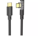 Кабель Borofone BU39 PD USB Type-C - USB Type-C 60W 1.2м нейлоновый угловой чёрный